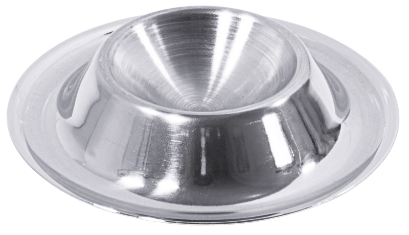 Eierbecher, rund, Edelstahl, D: 8,5 cm, H: 2 cm