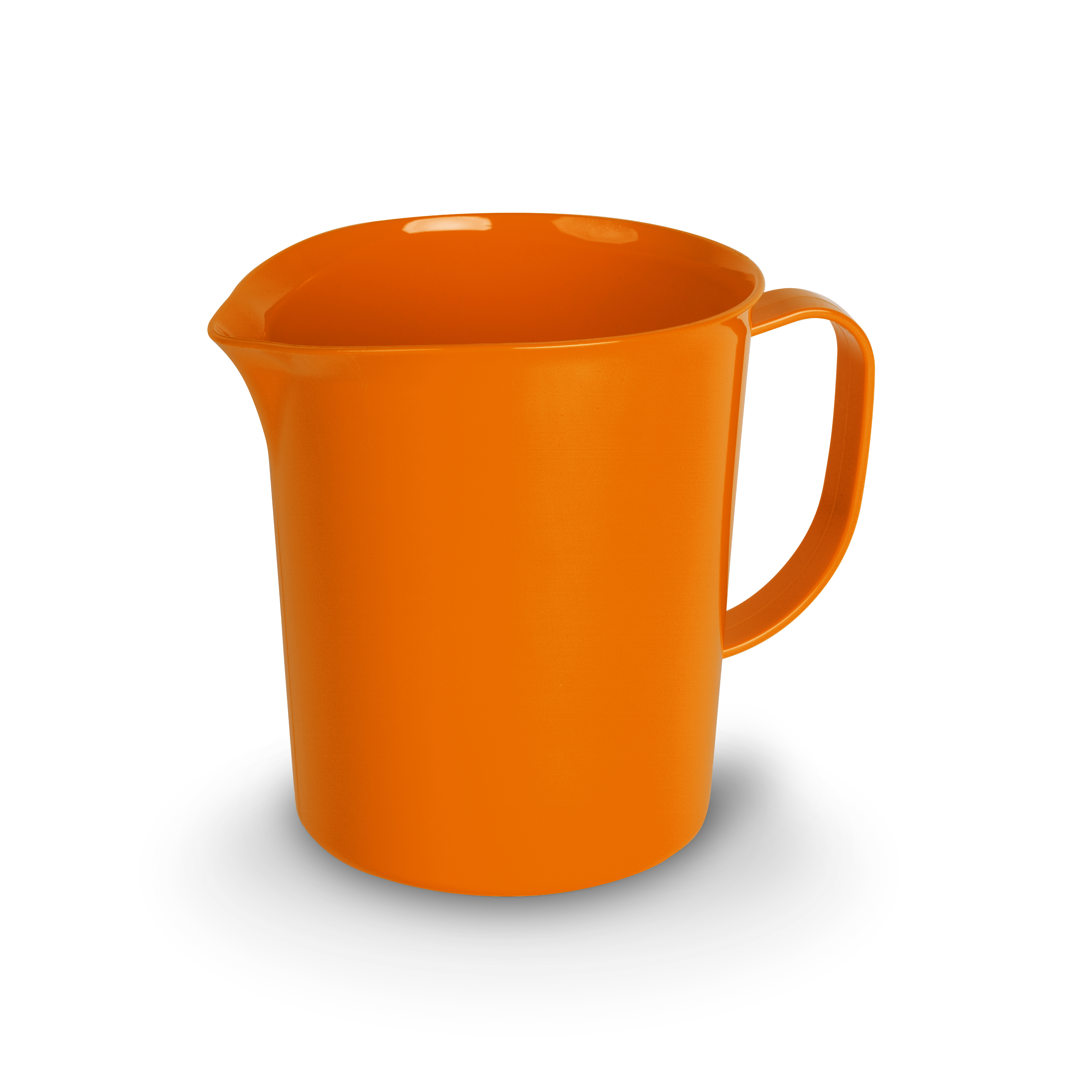 Universalkanne ohne Deckel PP, uni, orange, D x H: 13 x 16 cm/ 1,50 ltr.