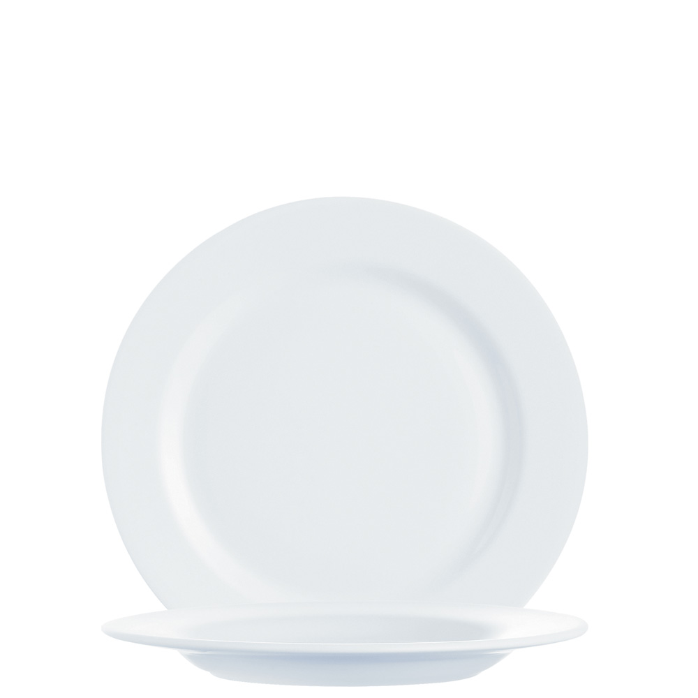 Arcoroc, Intensity - Teller flach, uni, weiss, 24 cm