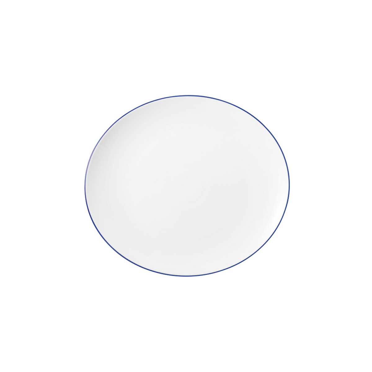 Seltmann Weiden, Modern Life : 10873 Blue Line - Speiseteller oval 5195, 25 cm