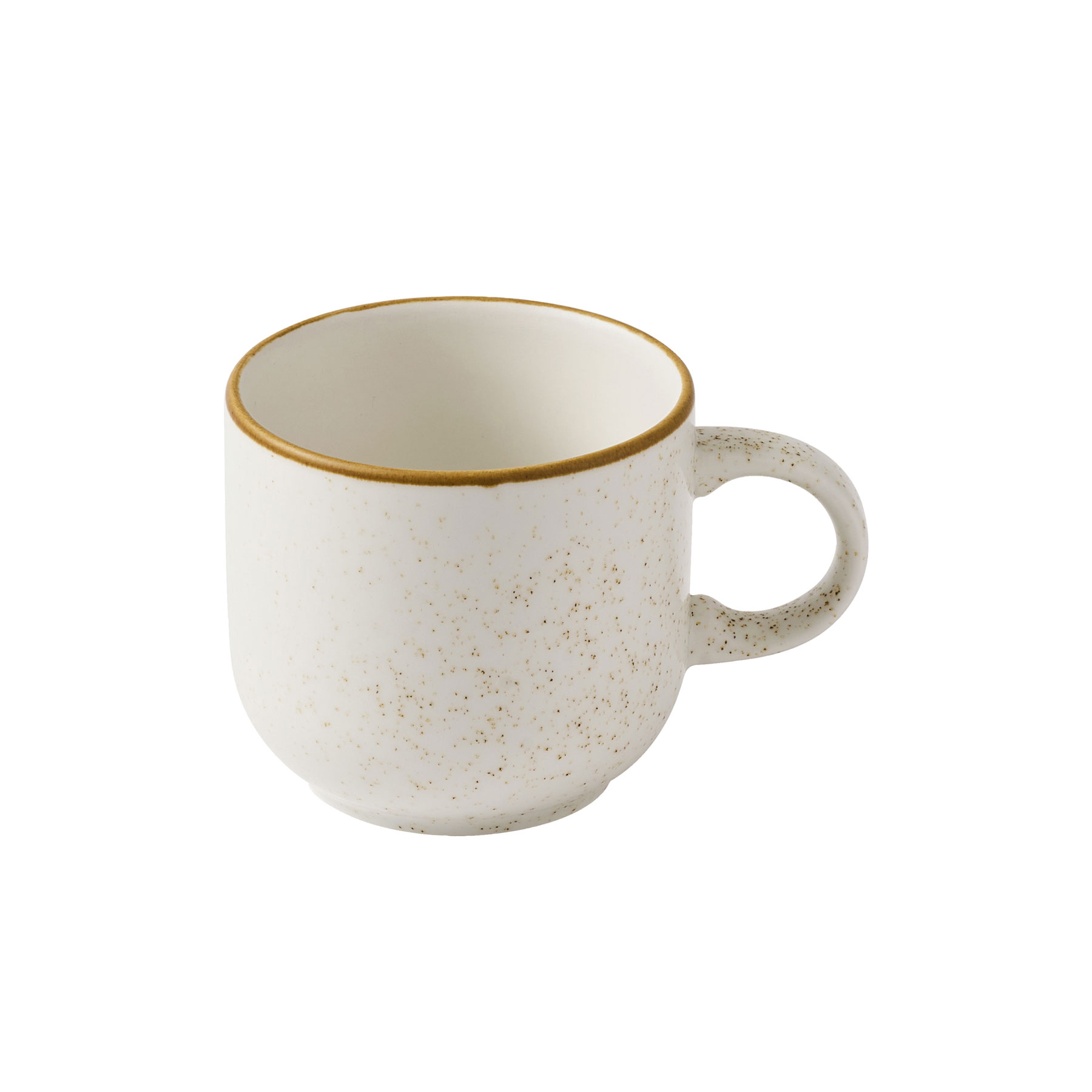 Churchill, Stonecast : Barley White - Bubble Becher, 8,5 x 8 cm/ 0,28 ltr.