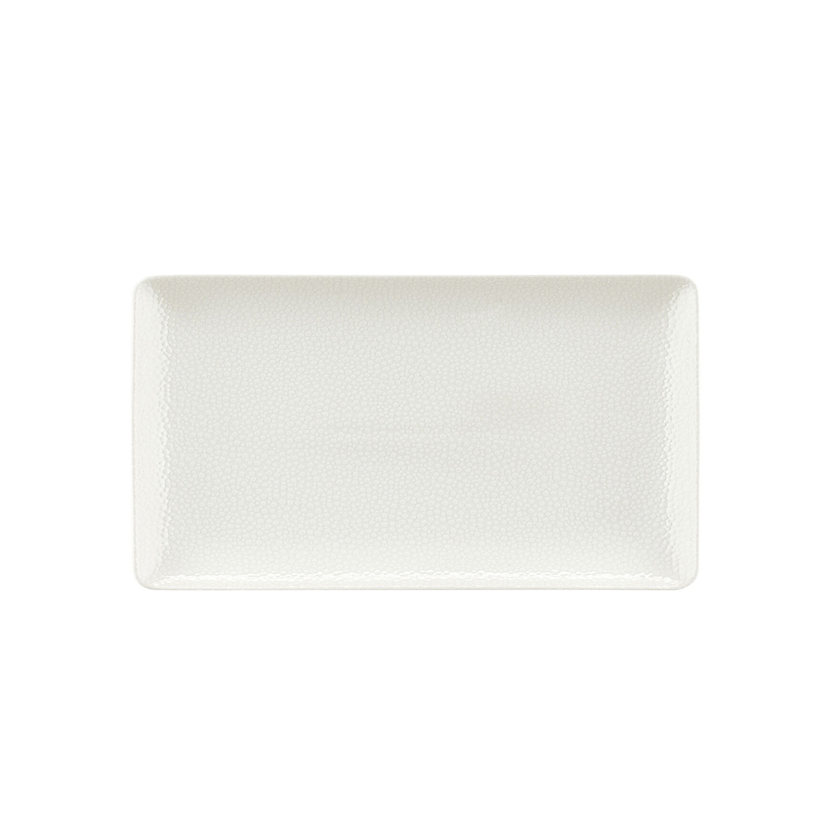 Bauscher, Purity : 425440 Pearls Light - Platte rechteckig Coup, bonewhite, 27 x 20 cm