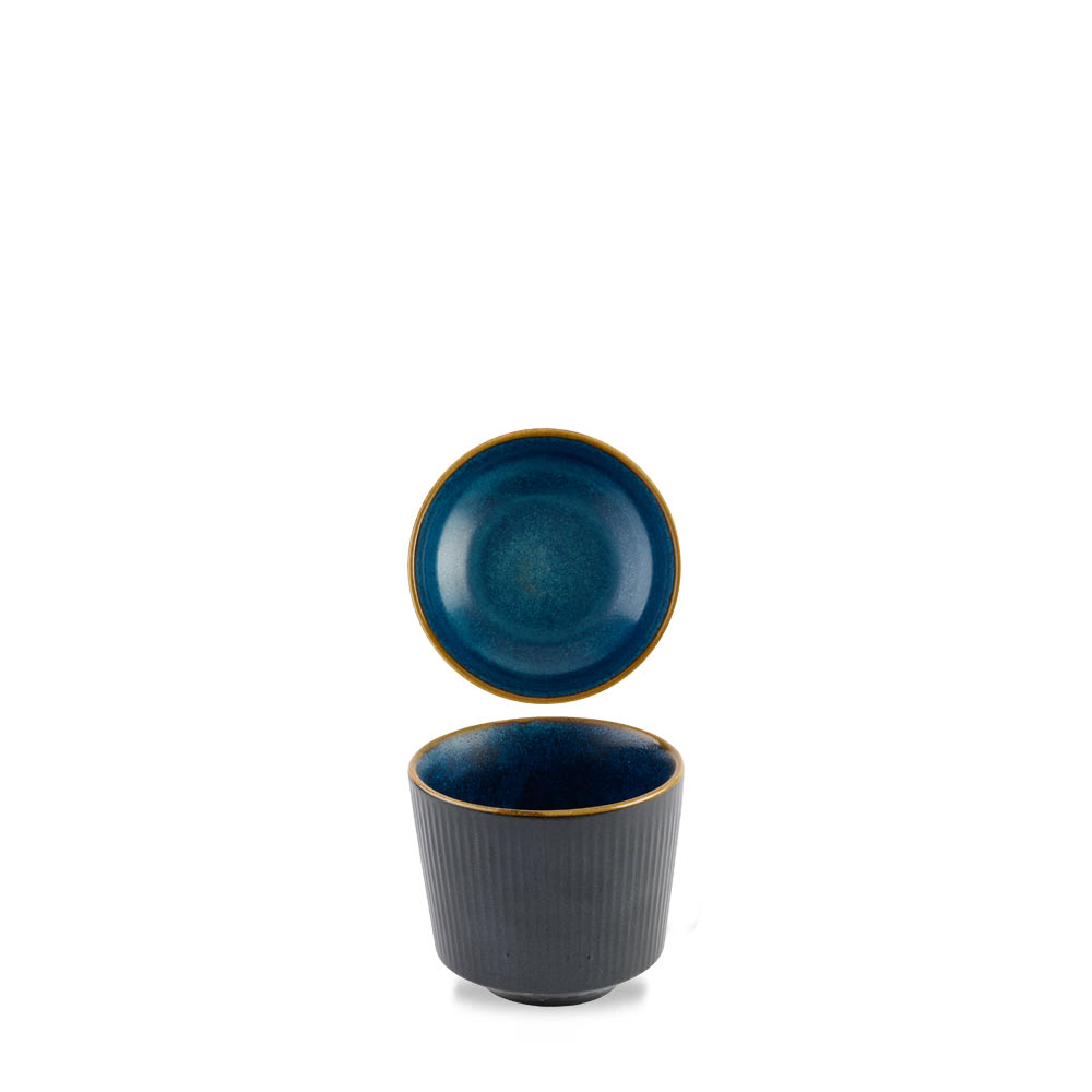 Churchill, Nourish : Tokyo Blue Bi-Color - Chip Mug, 9,5 x 8 cm/ 0,33 ltr.