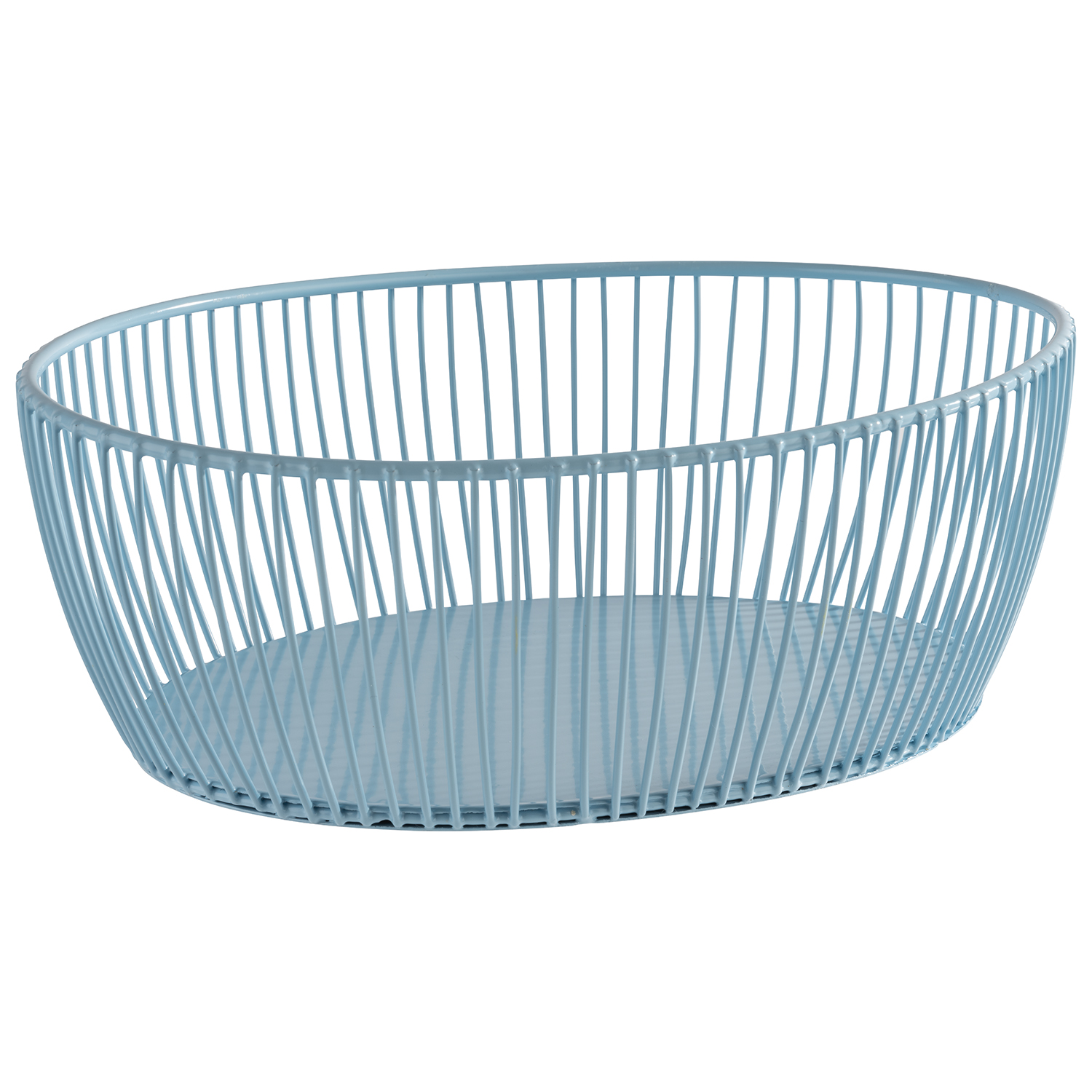 Korb SVART, Metall, 24 x 19 cm, H: 8 cm, Farbe: dream blue