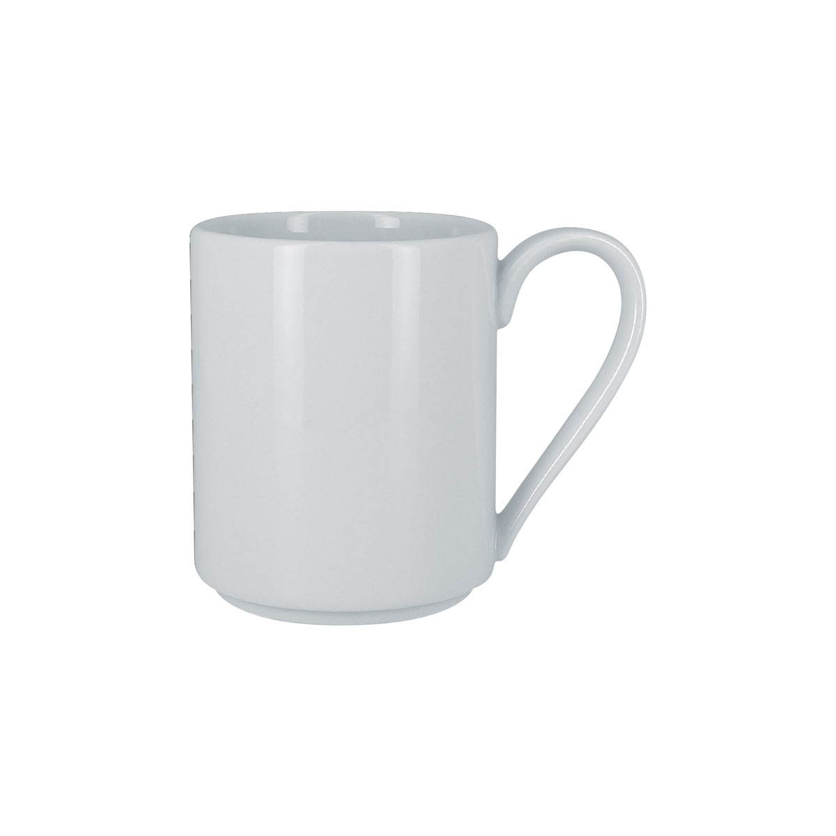 Kaffeebecher stapelbar, uni, weiss, 8 x 10 cm/ 0,36 ltr.