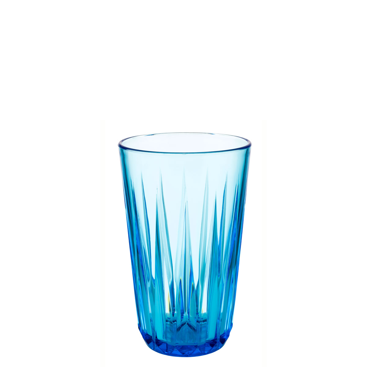Trinkbecher Crystal, Tritan, D: 7,5 cm, H: 11 cm, I: 0,20 ltr., Farbe: blue