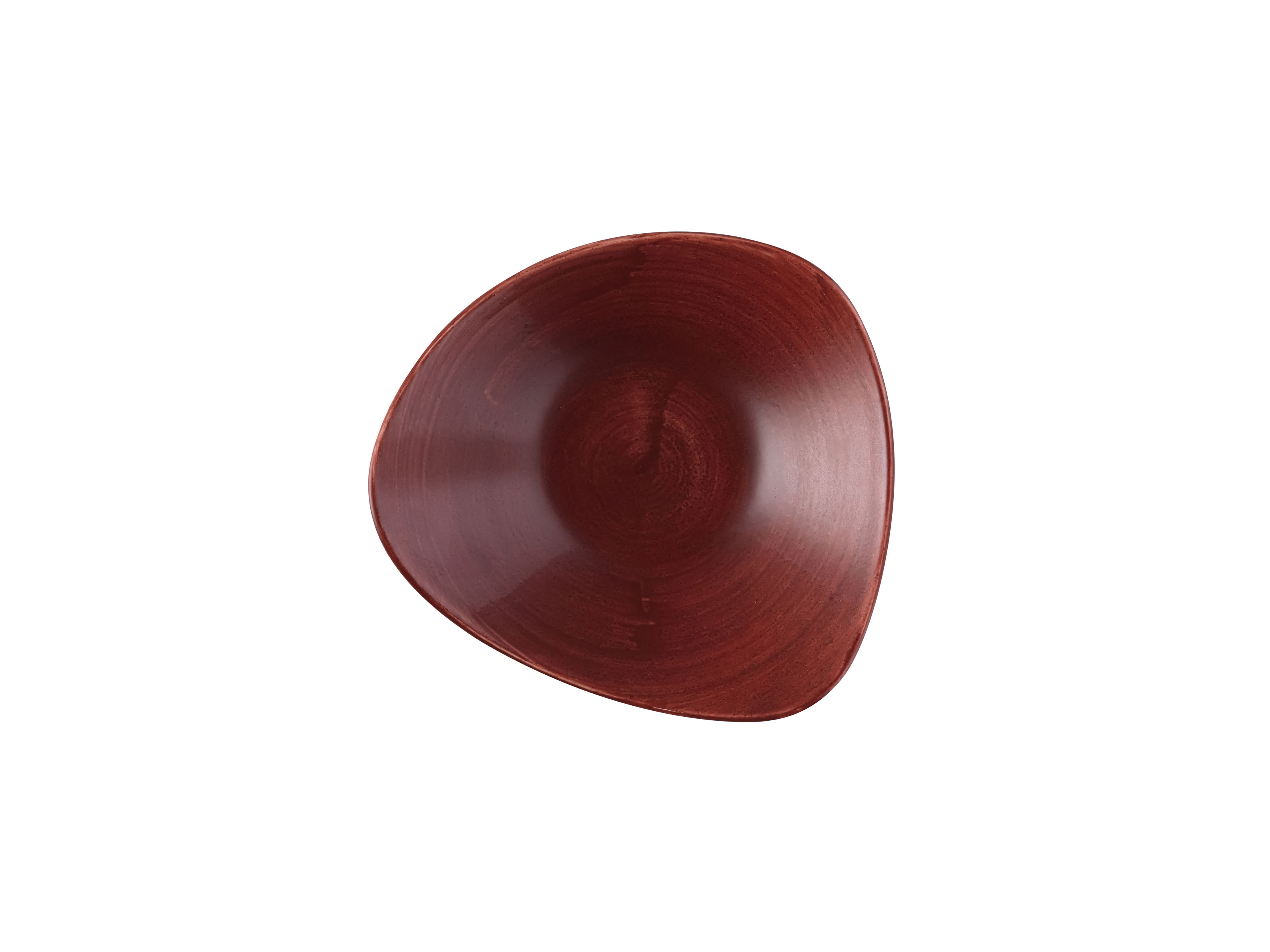 Churchill, Stonecast Patina : Rust Red - Schale dreieckig, 23,5 cm/ 0,6 ltr.