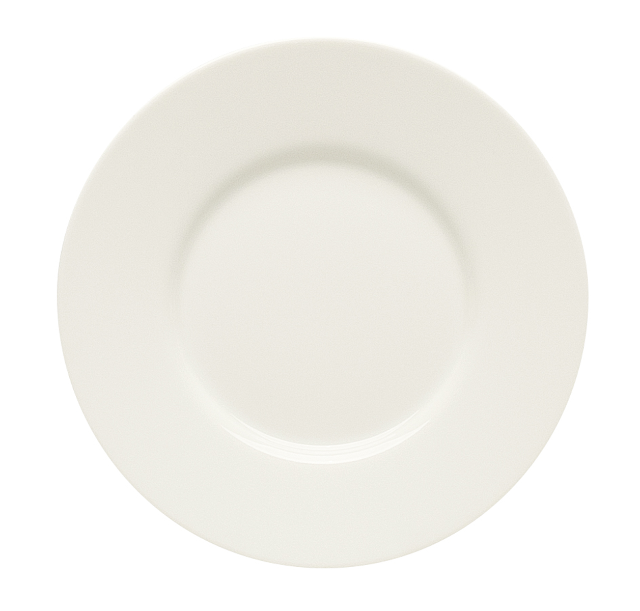Bauscher, Purity - Teller flach Fahne, bonewhite, uni, 17 cm