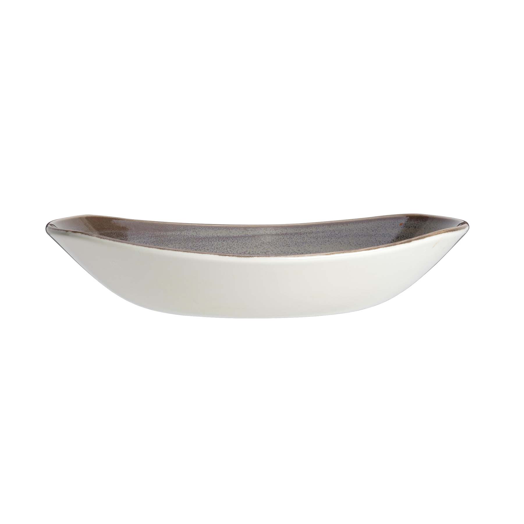 Steelite, Revolution : Granite 1775 - Teller halbtief oval Coup, 25,5 cm