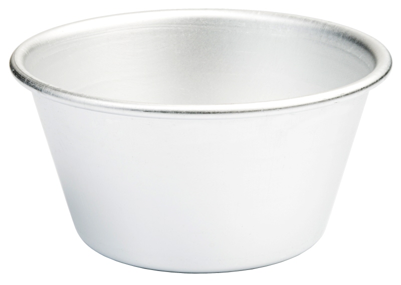 Puddingförmchen, eloxiert, konische Form, Alu, I: 0,35 ltr., D: 10 cm, H: 5,5 cm