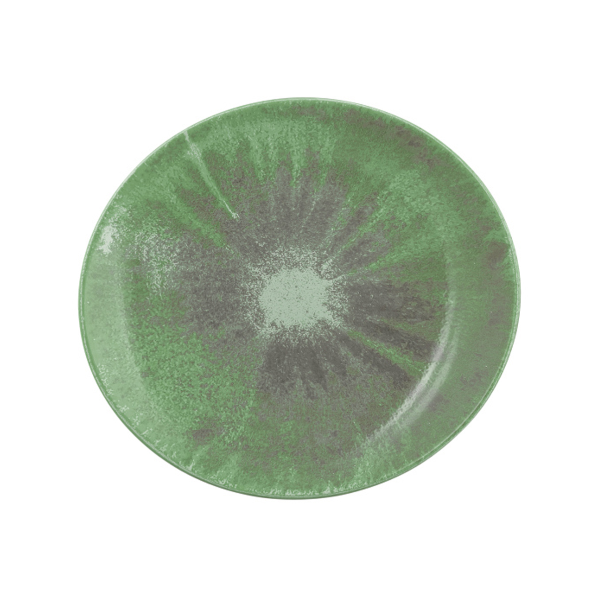 Seltmann Weiden, Modern Life : 58270 Batik Matcha - Speiseteller oval 5193, 27 cm