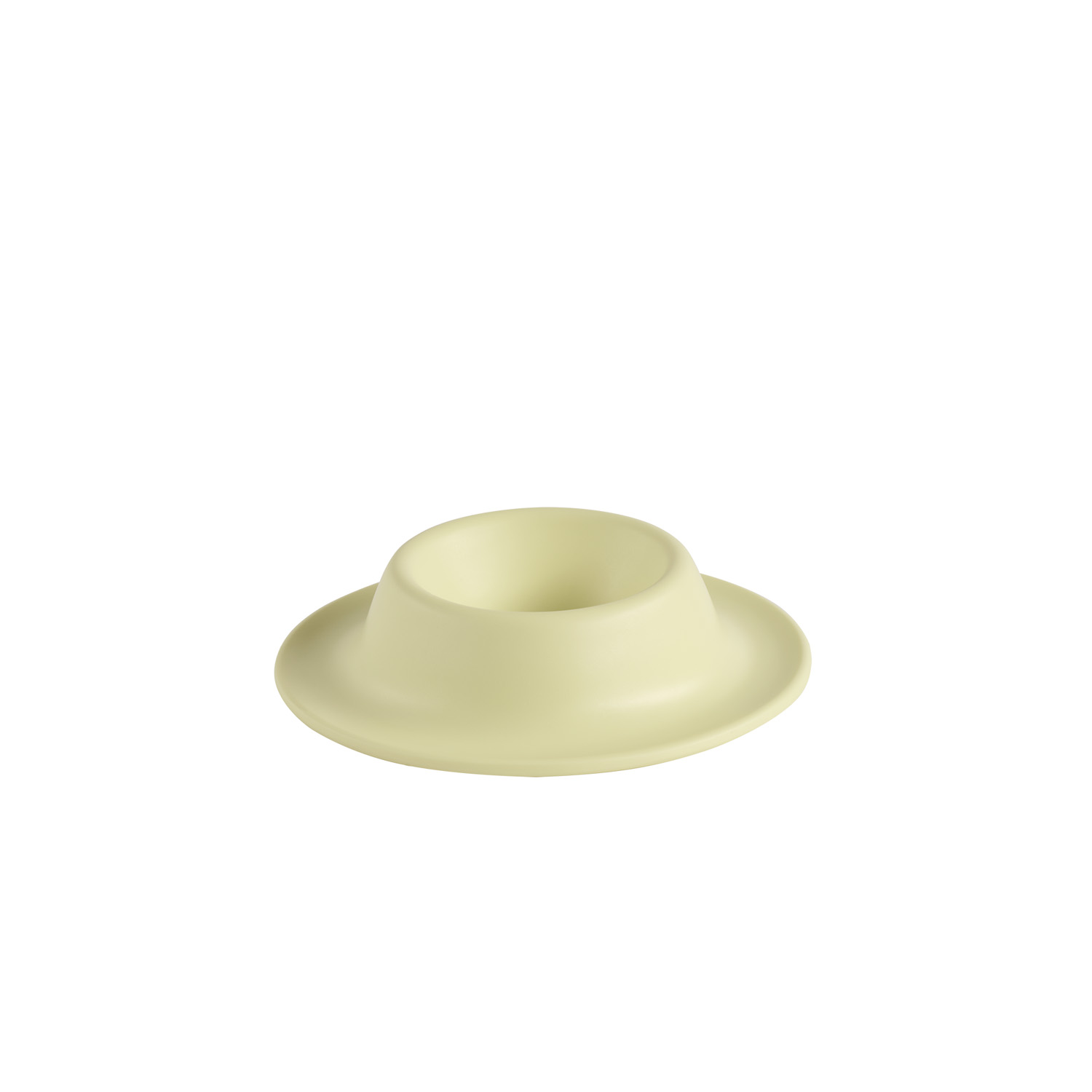 Eierbecher EGGY, 4er Set, gelb matt, D: 8,5 cm, H: 2 cm