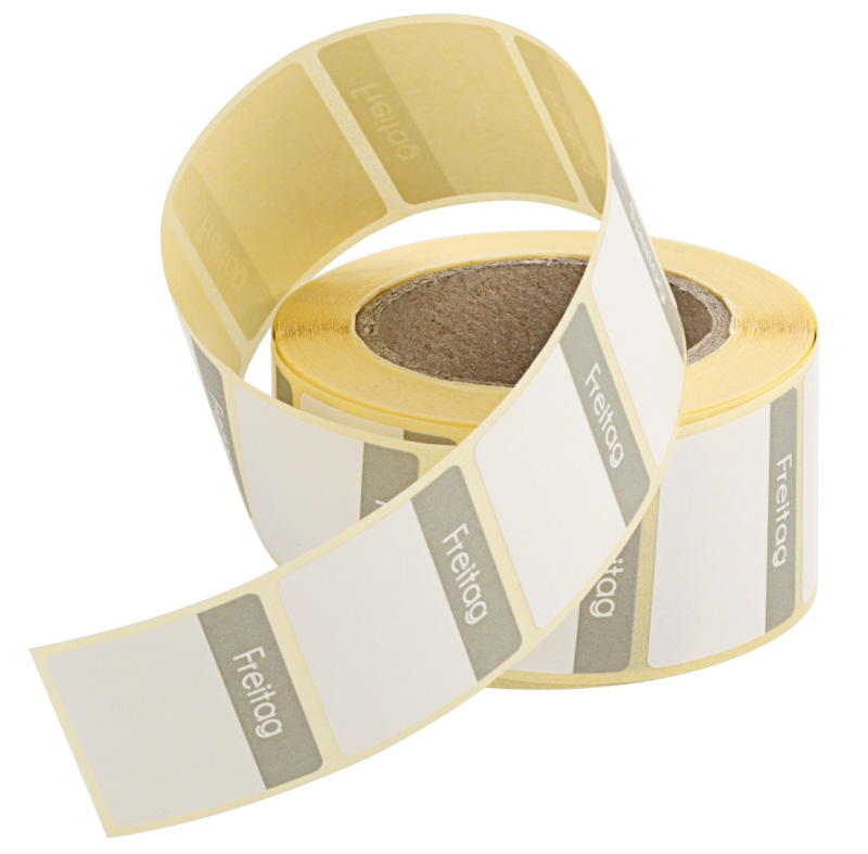 HACCP Etiketten, Freitag, grau, 500 Stück auf Rolle