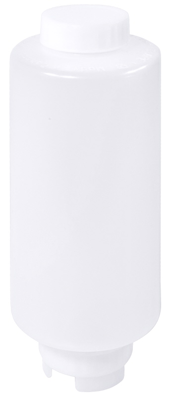 Quetschflasche mit Mittelmembrandeckel, I: 0,95 ltr., D: 8,5 cm, H: 21,5 cm, PE