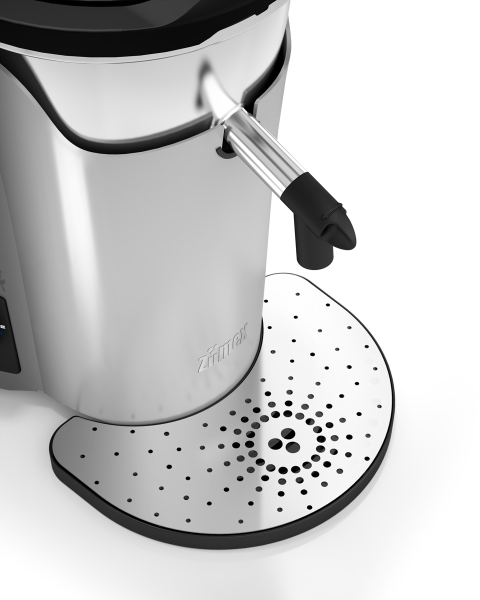 ZUMEX - MULTIFRUIT, Entsafter für Obst u. Gemüse max. D: 7,4 cm, 290 x 500 x 510 mm, Farbe: Black