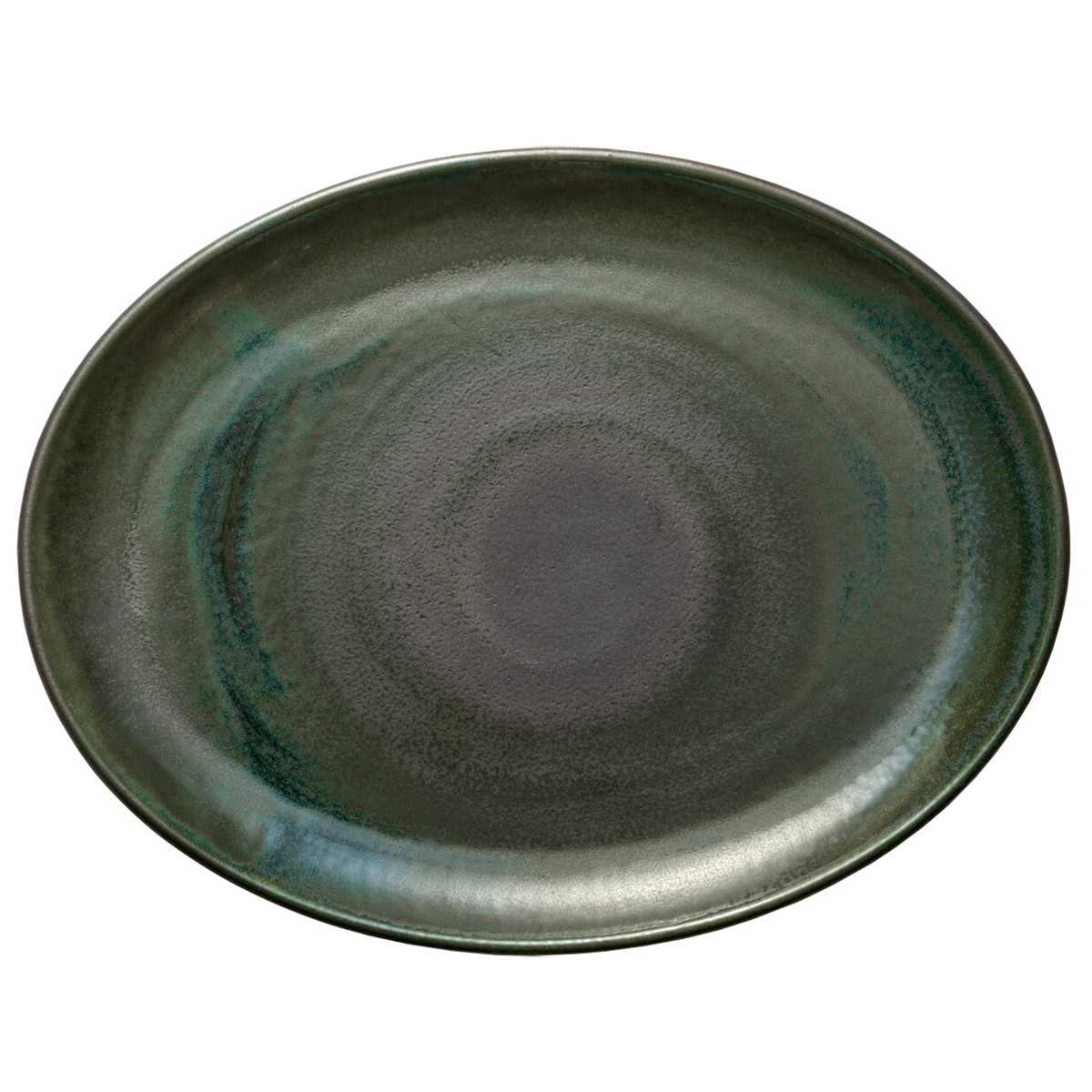 Heart & Soul, Perfect Match : Avocado - Platte oval coup 36 x 28 cm