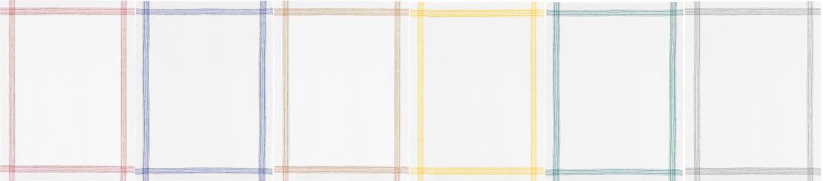 Gläsertuch Rand - Reinleinen 50 x 70 cm