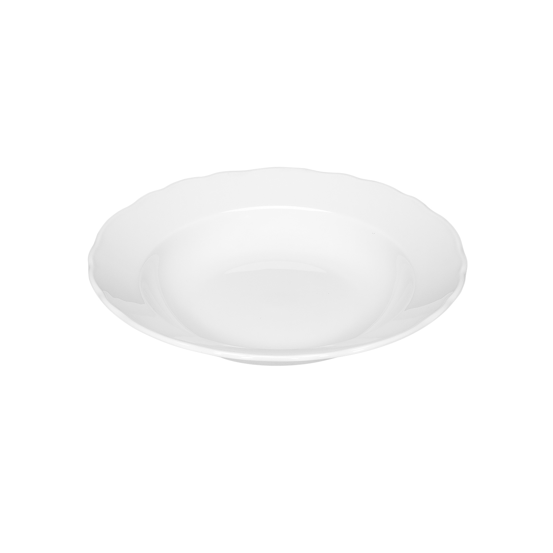 Bauscher, Marie Christine - Teller tief Fahne, weiss, uni, 23 cm/ 0,35 ltr.