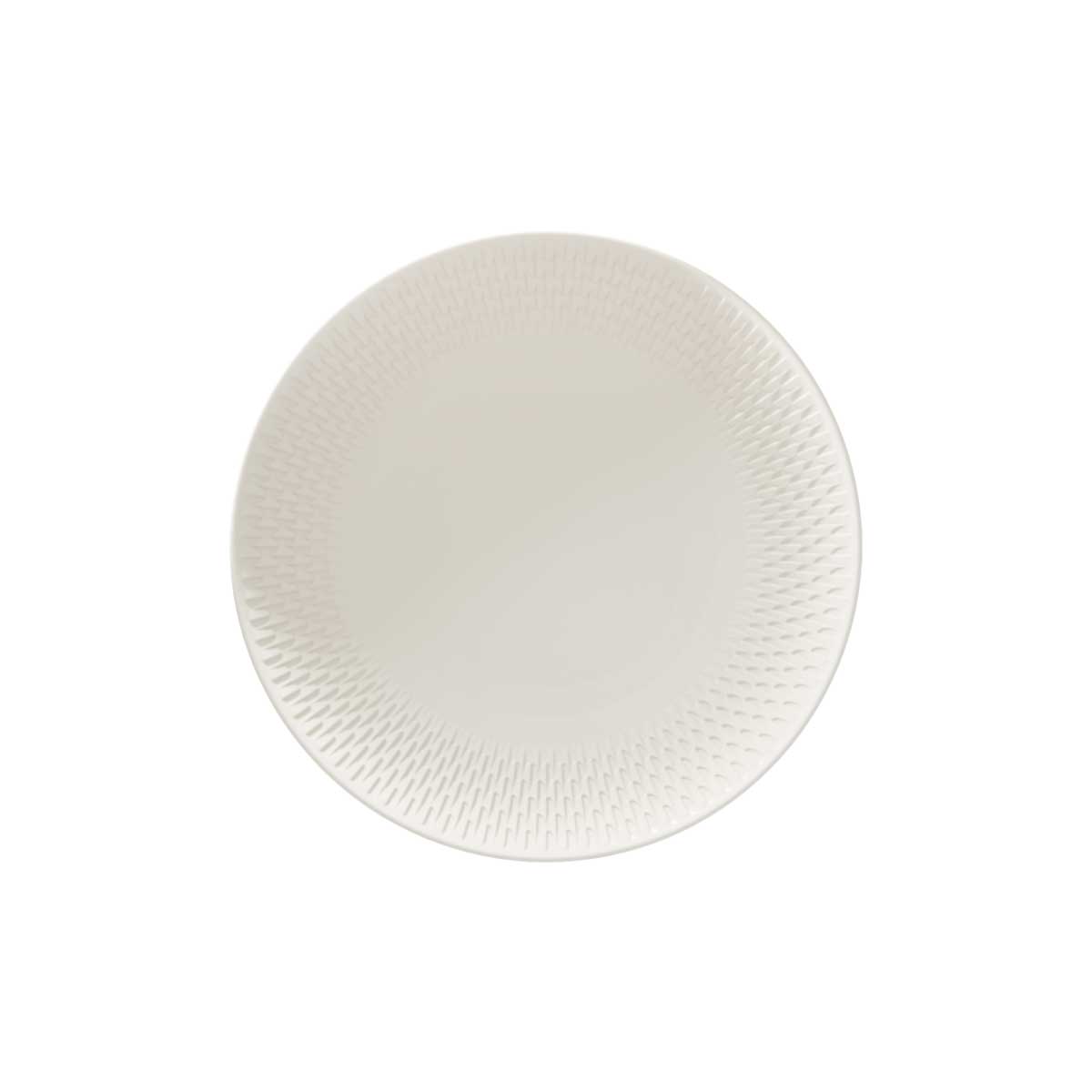 Bauscher, Purity Reflections : Teller flach rund coup Relief, bonewhite, 21 cm