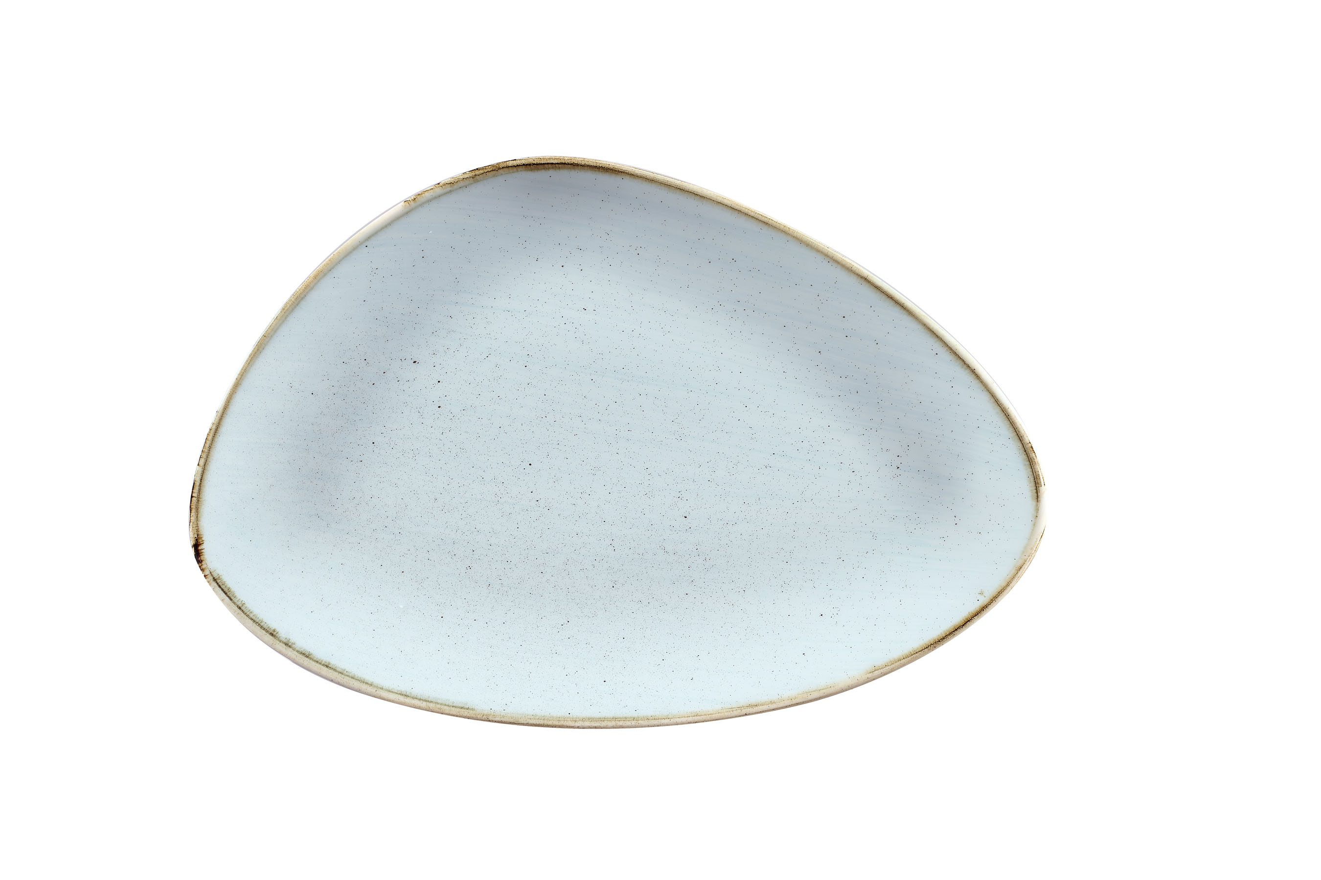 Churchill, Stonecast : Duck Egg Blue - Platte dreieckig, 30,4 x 20,5 cm