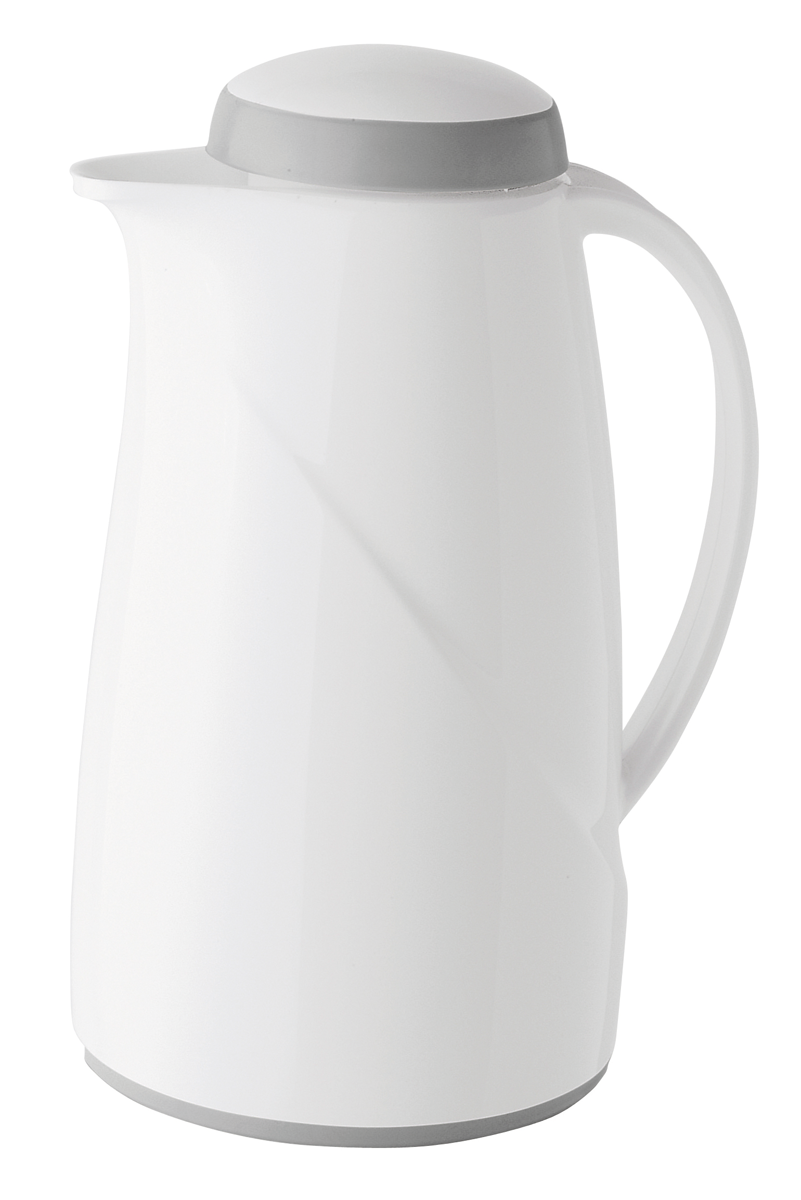 Isolierkanne Helios Wave S+ , Inhalt: 1,0 ltr., Farbe: weiß
