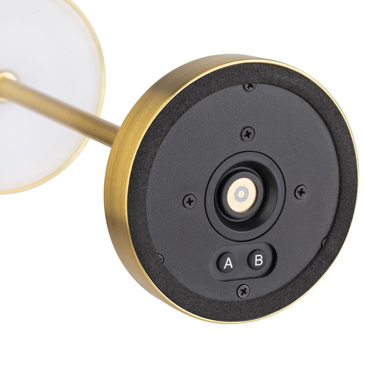 Tischleuchte ALVA, Metall, Farbe: goldfarben, 1x LED 1,0 W / 100 lm, dimmbar in 3 Stufen, D: 8 cm, H: 20 cm