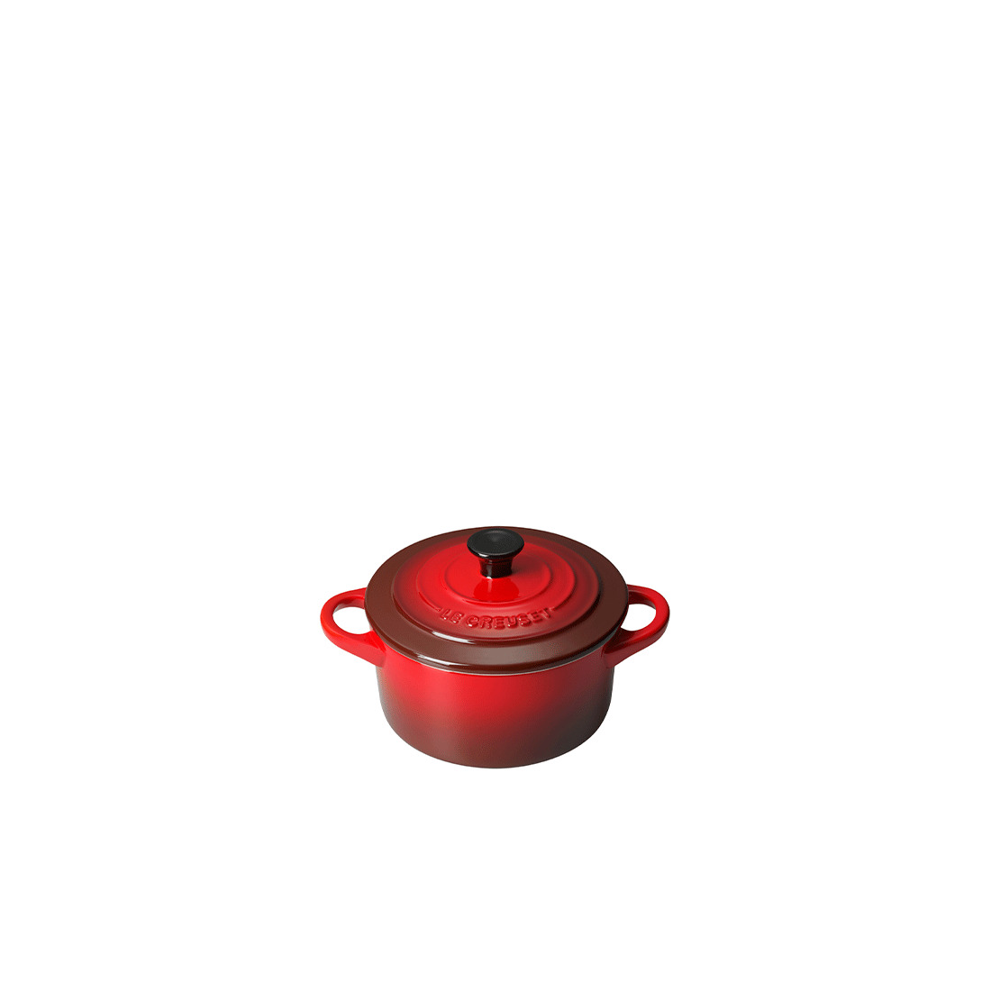 Le Creuset, Steinzeug - Mini Cocotte, 10 cm/ 0,25 ltr., Fb. Kirschrot