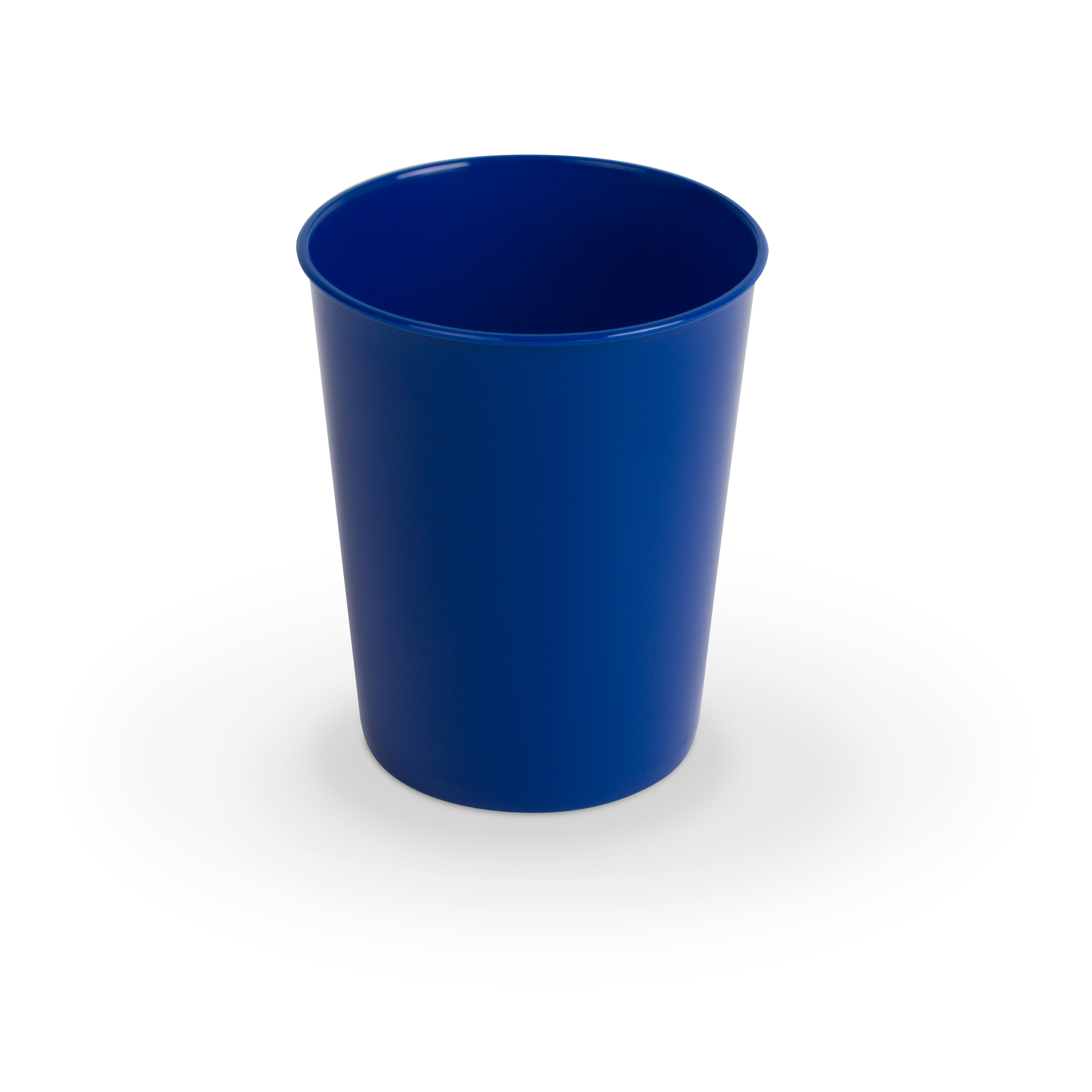 Trink-, Zahnputzbecher PP, uni, blau, D x H: 7 x 8,5 cm/ 0,2 ltr.