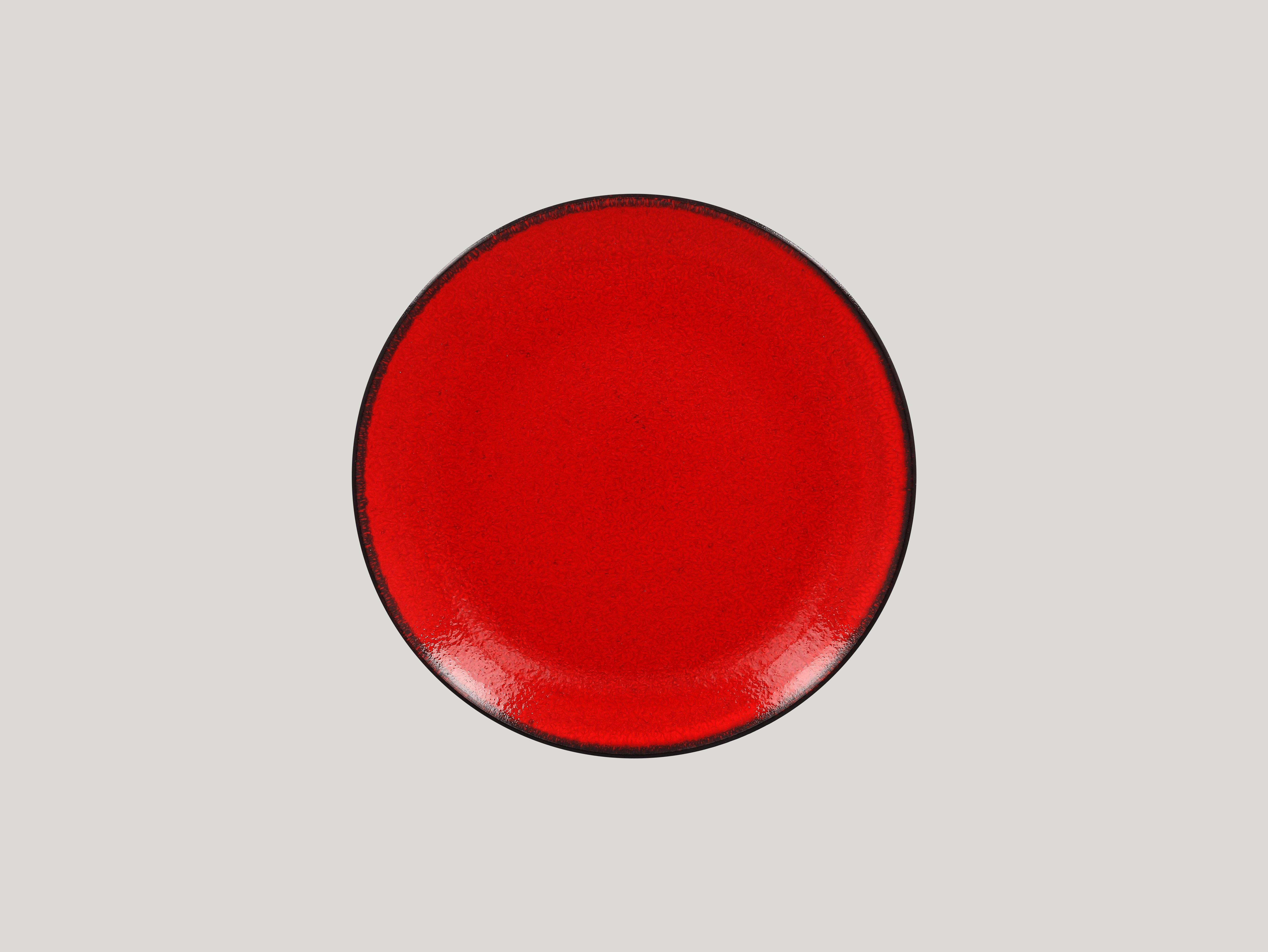 RAK, Fire : Red - Teller flach coup, 24 x 2,4 cm