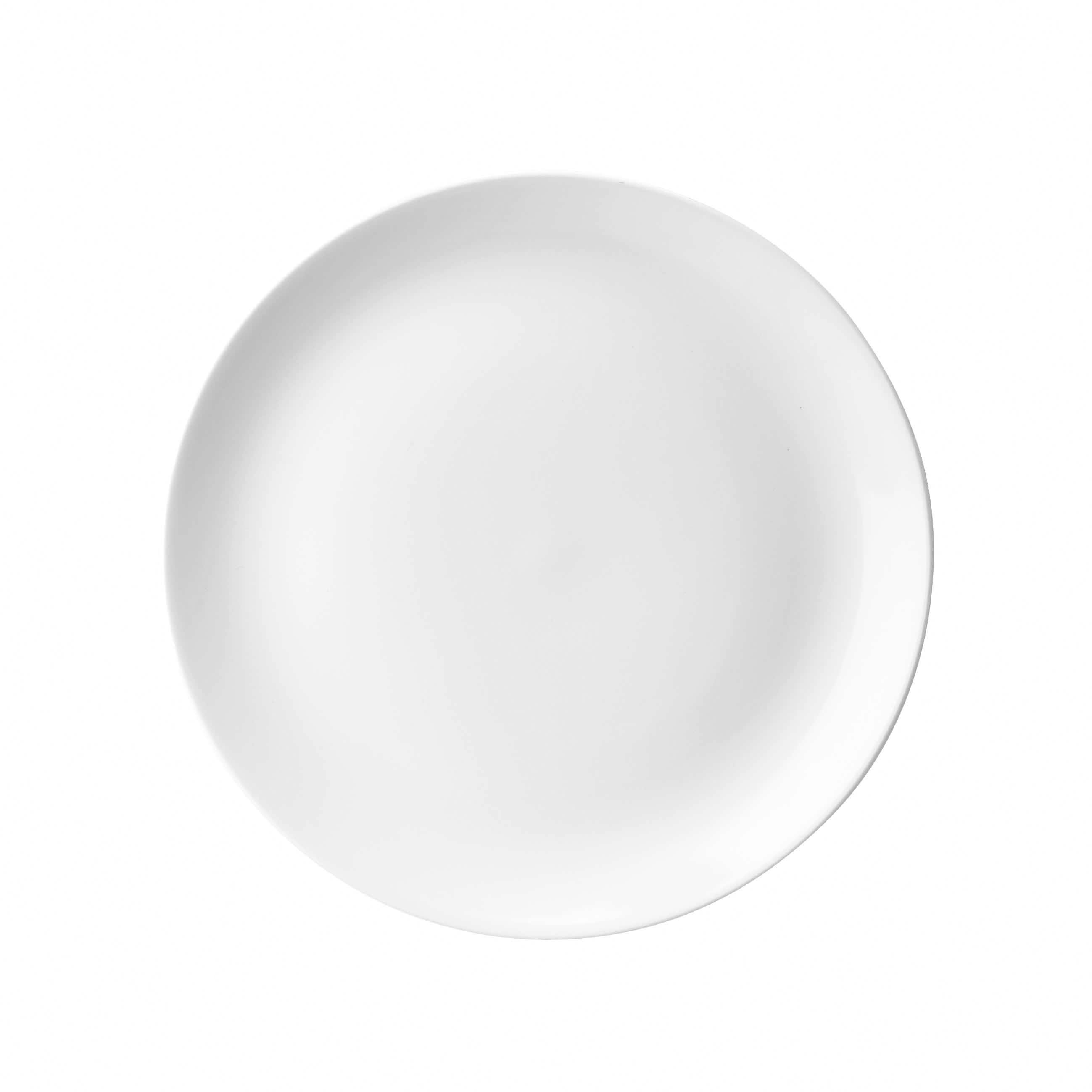Churchill, Vellum : White Matt Glaze - Teller flach Coup, 21,7 cm