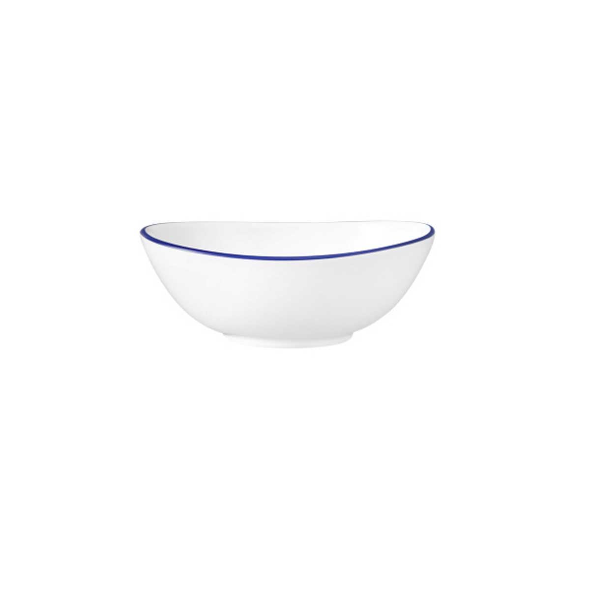 Seltmann Weiden, Modern Life : 10873 Blue Line - Bowl oval M5306, 12 cm/ 0,18 ltr.