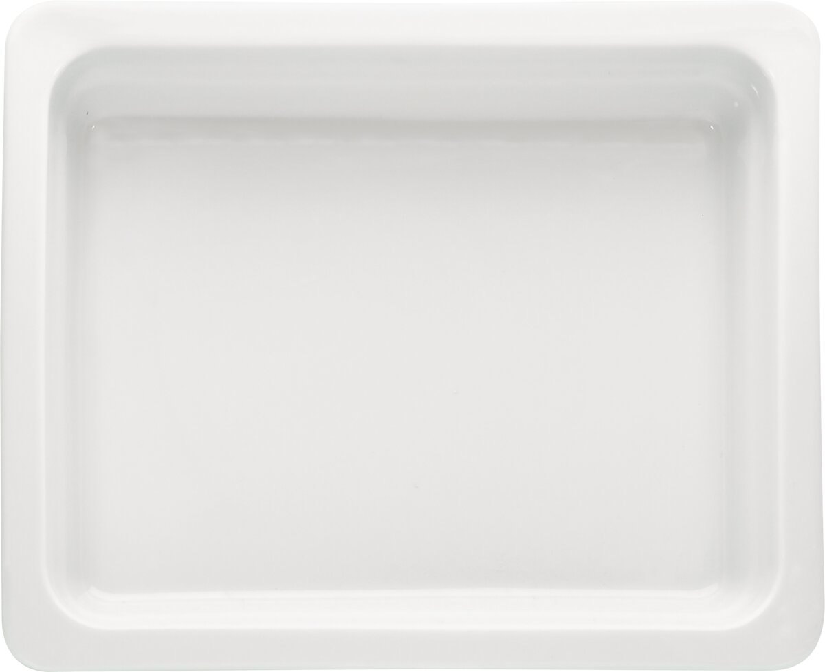 Bauscher, GN Function : Gastronorm-Schale 1/2, uni, weiss, T: 100 mm, I: 5.00 ltr.