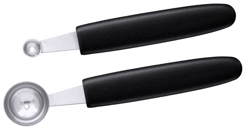 Kugelausstecher, Edelstahl, D: 22 mm, L: 15 cm