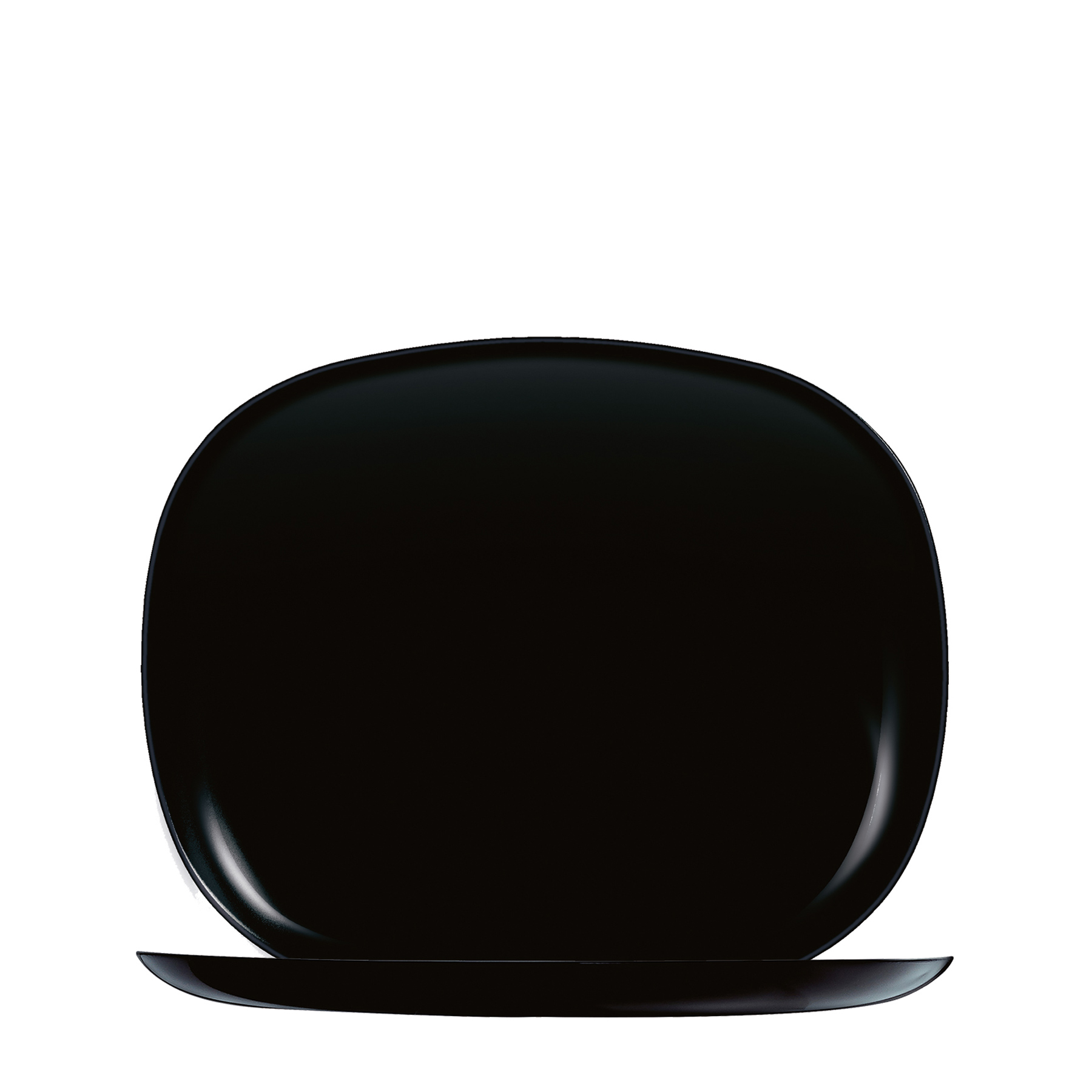 Luminarc, Diwali : Black - Platte oval 33 x 25 cm