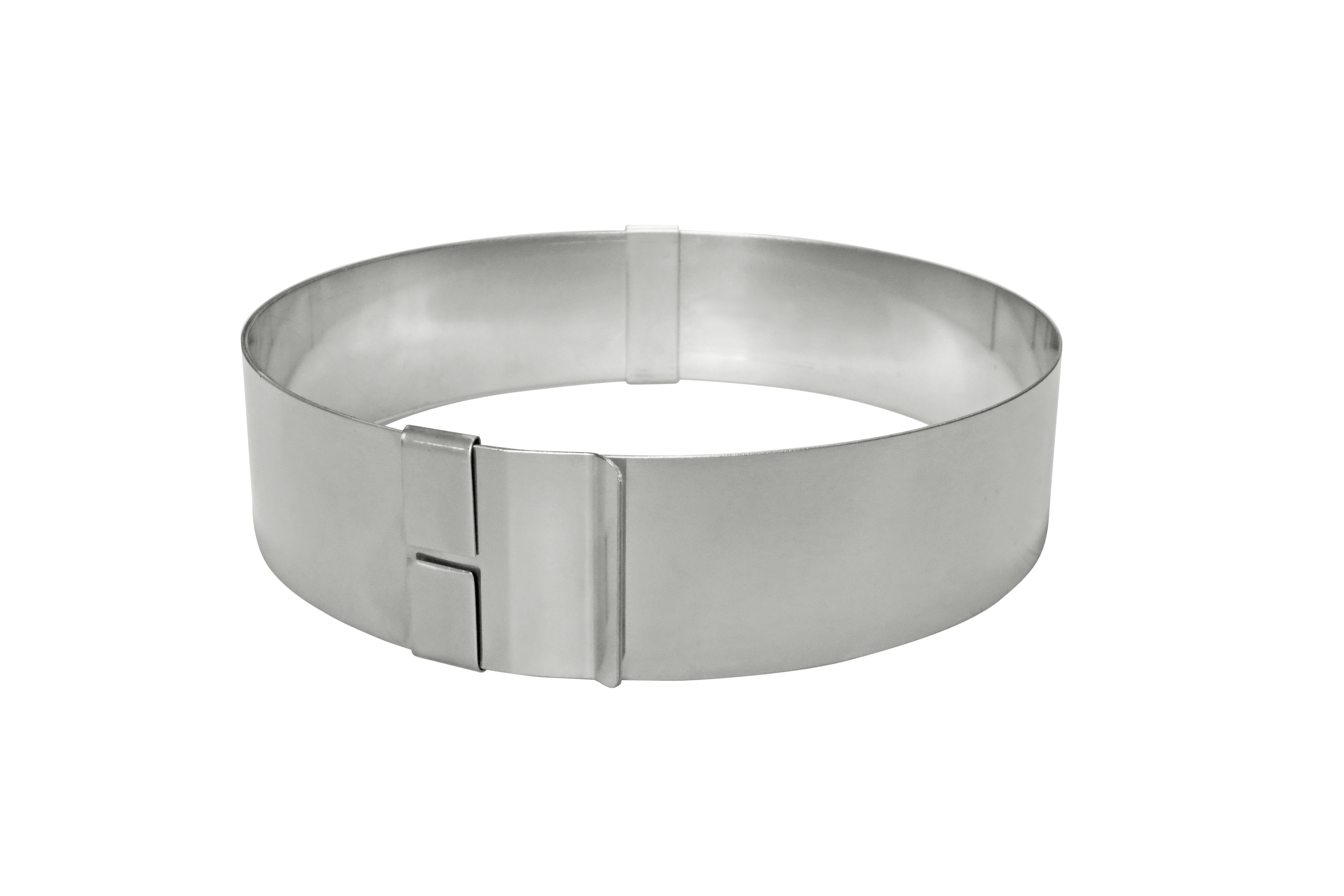 Tortenring rund, Edelstahl, verstellbar D: 180 - 300 mm, H: 60 mm