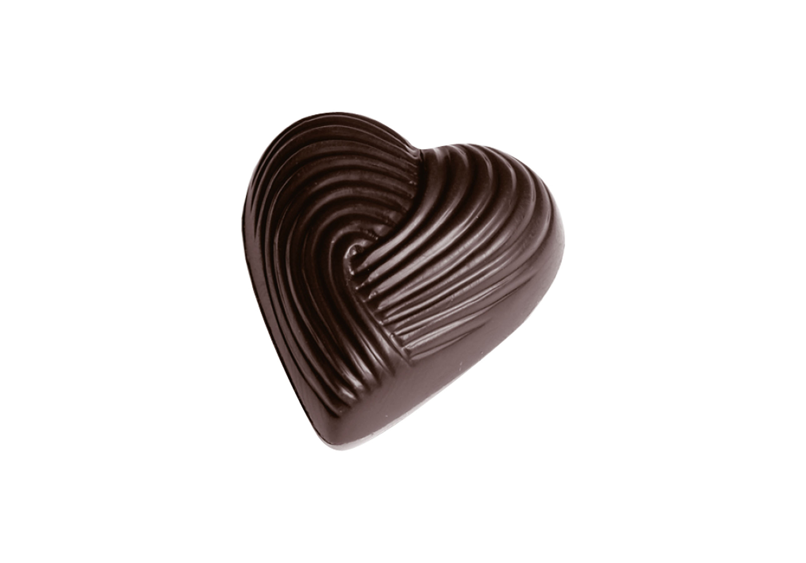 Schokoladen- Form Herz gross, 275 x 135 mm, 3 x 7 Stück 35 x 33 x 11 mm