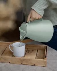 Isolierkanne Alfi DAN, Inhalt: 1,0 ltr., Farbe: Silt Green mattiert