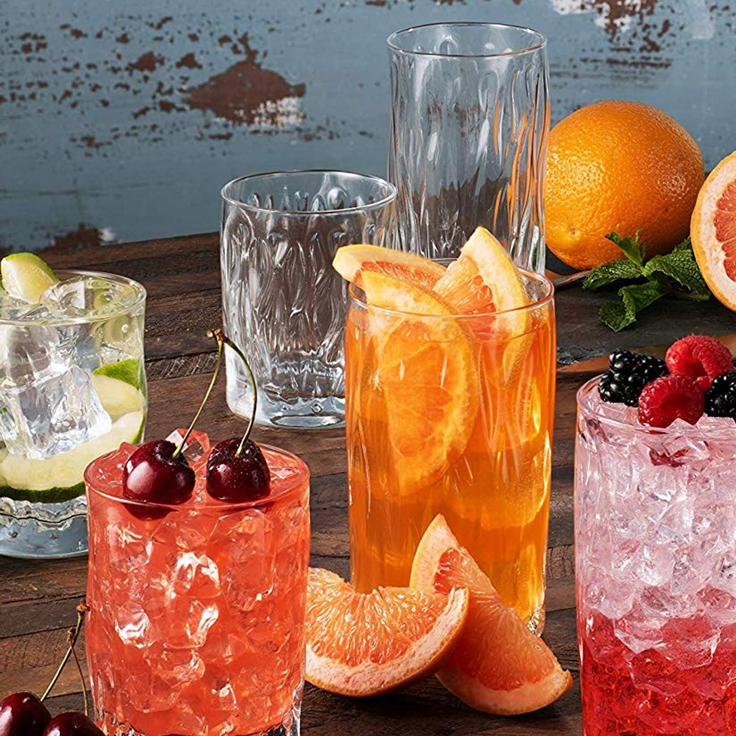 Wasserbecher : Sapphire Blue 30 cl, Wind Aqua Nr. FB30SB, Inhalt: 300 ml, H: 96 mm, D: 76,5 mm