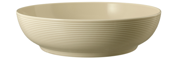 Seltmann Weiden, Beat : Sandbeige - Foodbowl mit Relief, 25 cm/ 2,35 ltr.