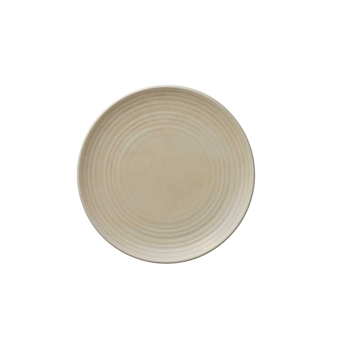 Bauscher, Country House : Sand - Teller flach rund coup, Struktur, 17 cm