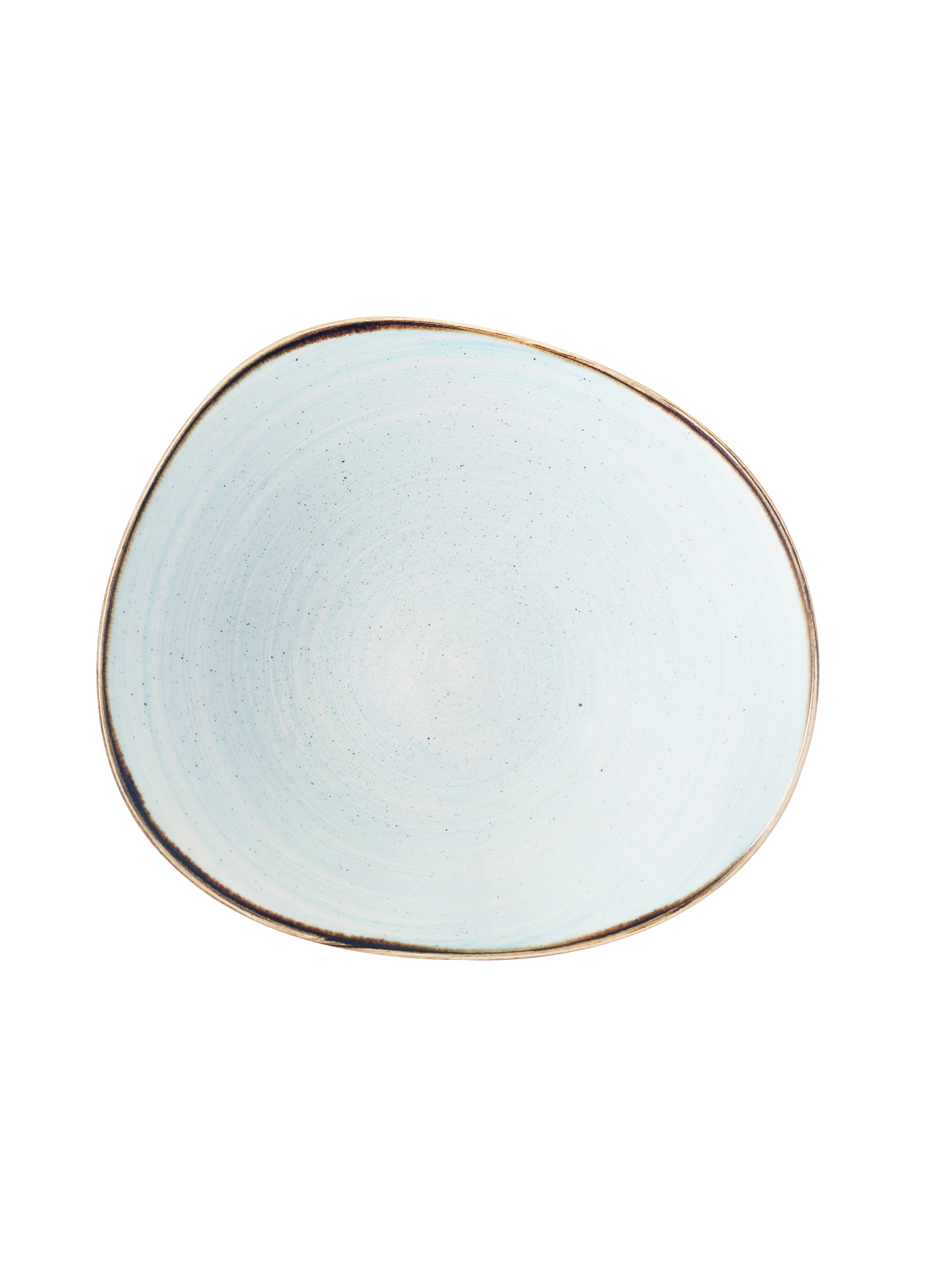 Churchill, Stonecast : Duck Egg Blue - Opal-Schale organisch, 25 x 6 cm/ 0,8 ltr.