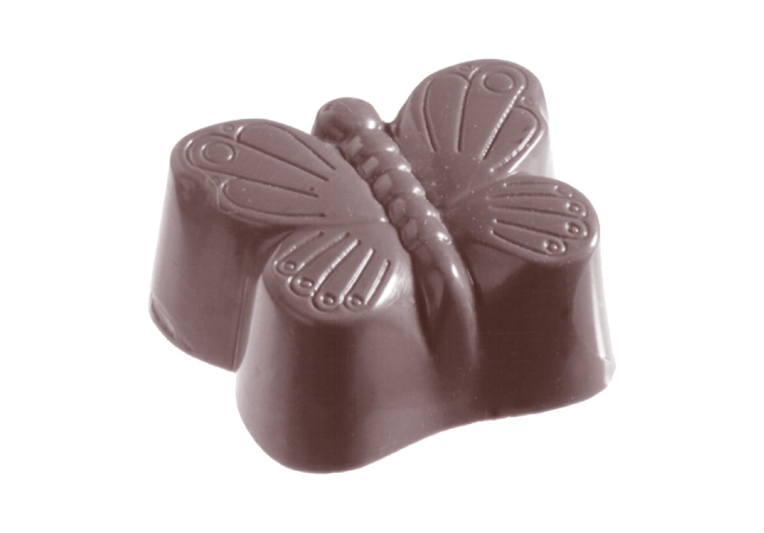 Schokoladen- Form Schmetterling, 275 x 135 mm, 3 x 8 Stück 38 x 27 x 16 mm