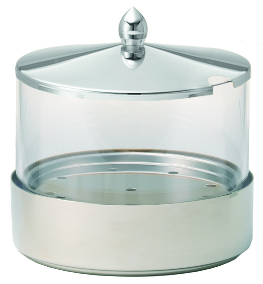 ELEGANCE Butterschale 1,5 ltr., Edelstahl, L: 185 mm, B: 185 mm, H: 185 mm