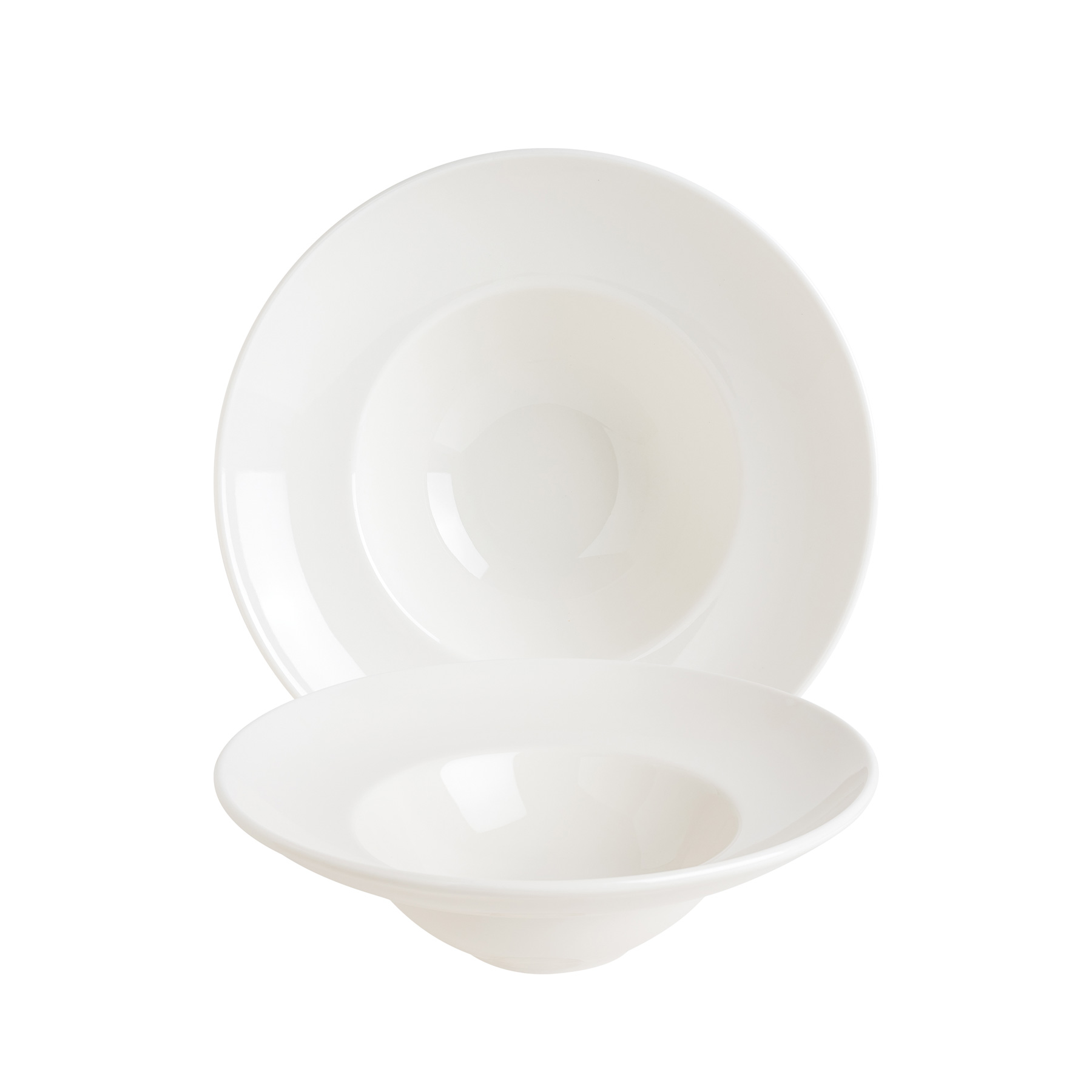 Gourmet, Cream : Teller tief Fahne 23 cm/ 1,07 ltr.