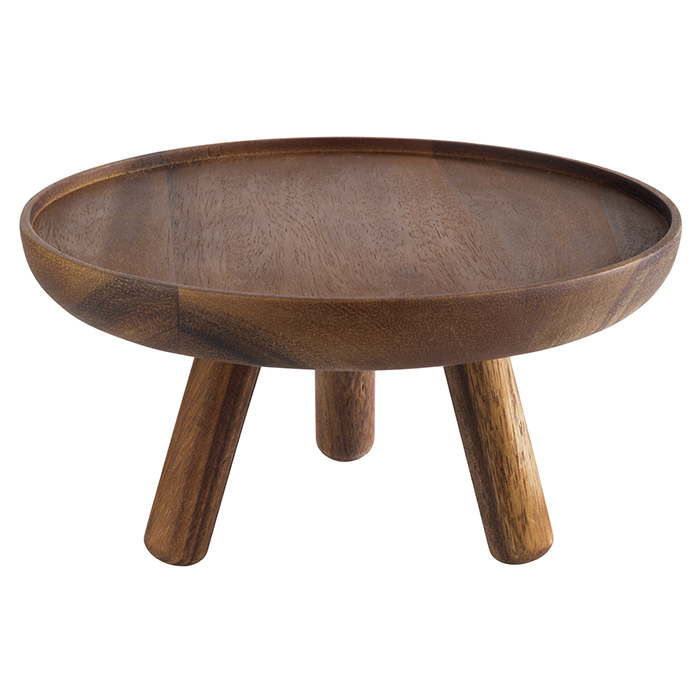 Buffetständer ACACIA, D: 20 cm, H: 10,5 cm, Akazienholz