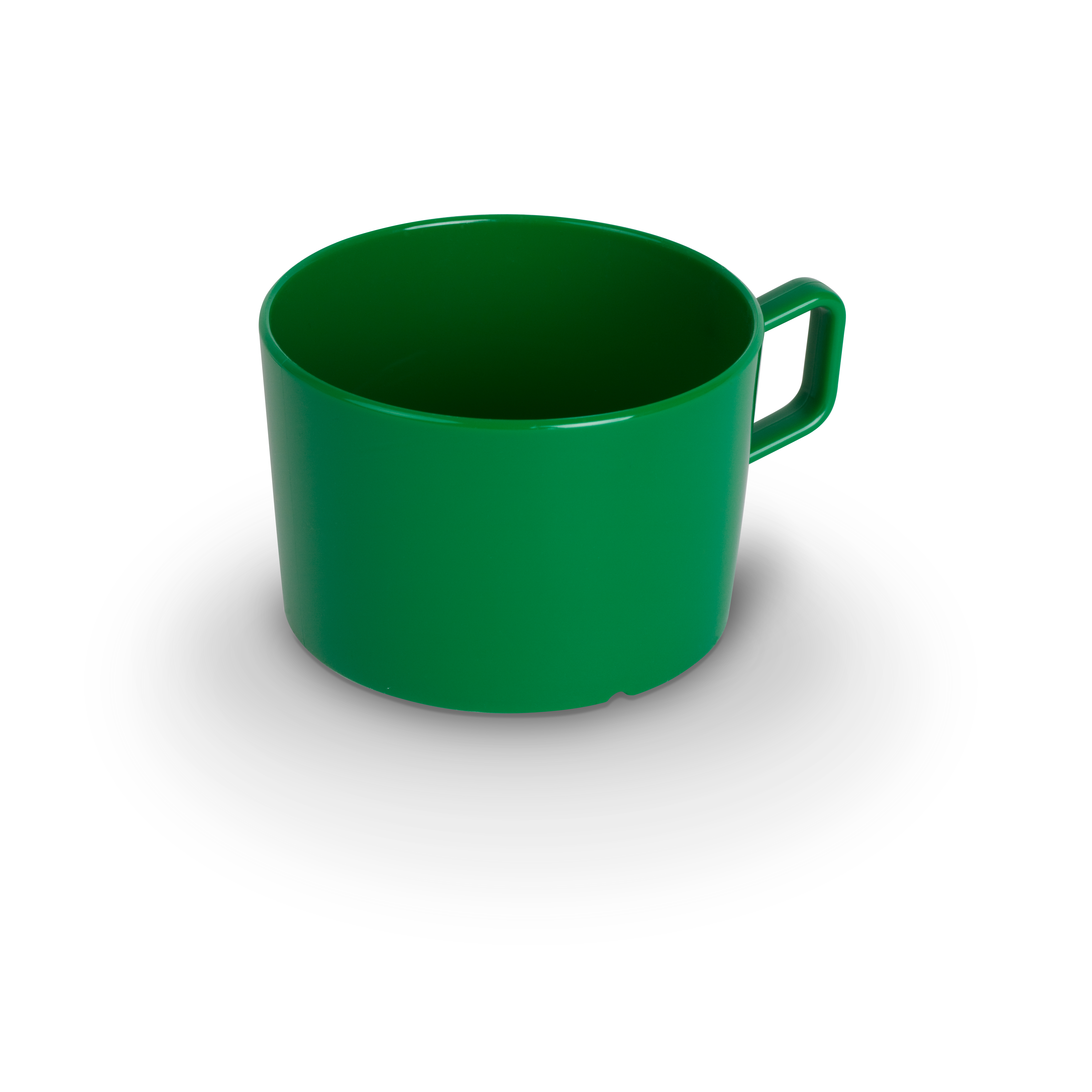Tasse PC, uni, grün, D x H: 7,5 x 5 cm/ 0,2 ltr.