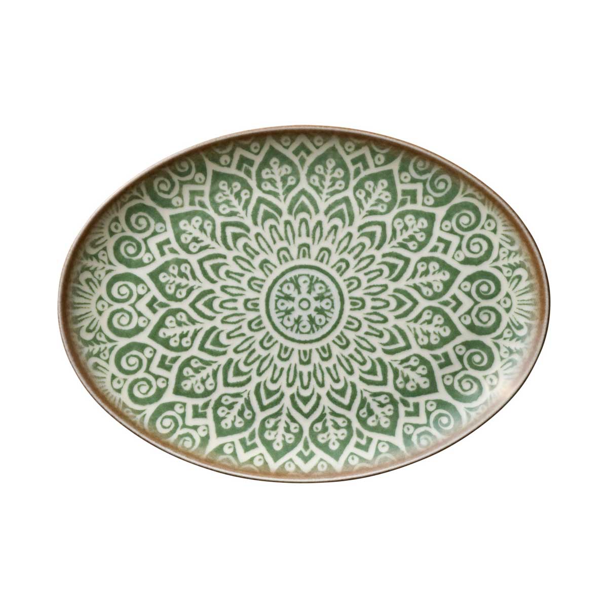 Heart & Soul, Soulmate : Jade - Platte oval coup, 32 x 24 cm