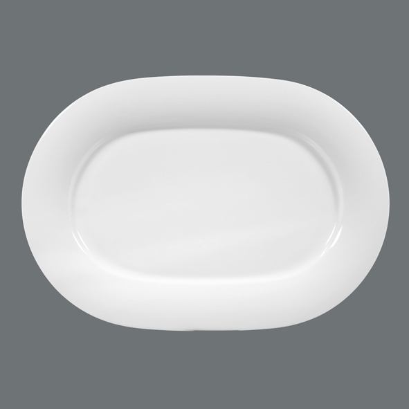 Seltmann Weiden, Savoy - Platte oval, uni, weiss, 32 cm