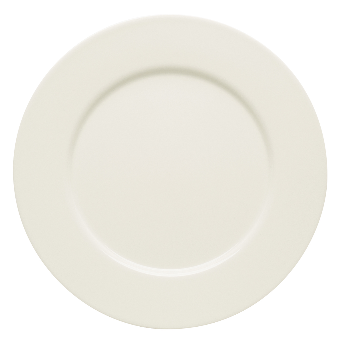 Bauscher, Purity - Teller flach Fahne, bonewhite, uni, 26 cm