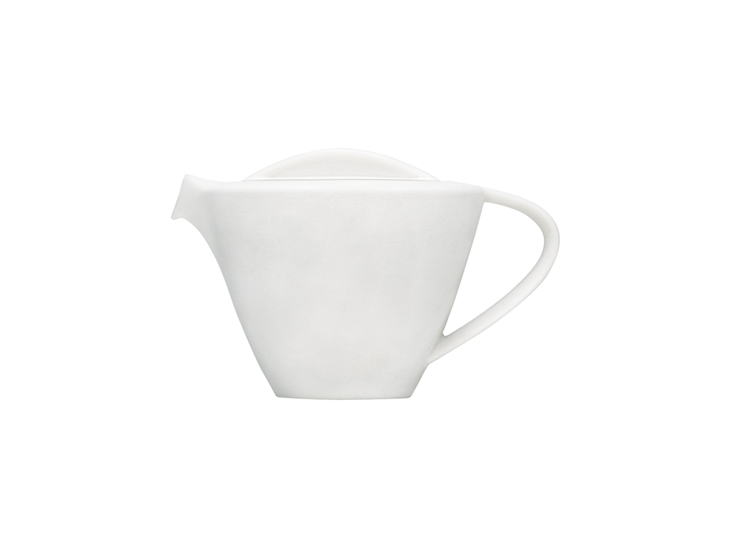 Bauscher, Enjoy - Teekanne m. Deckel, weiss, uni, 0,40 ltr.